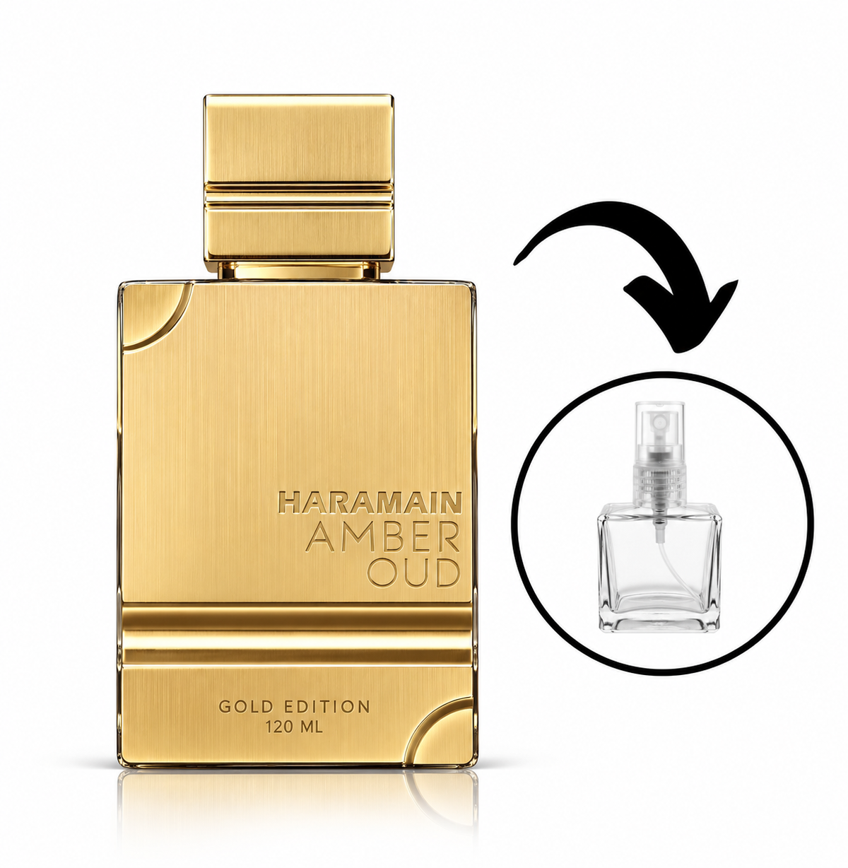 Decant Amber Oud Gold Edition