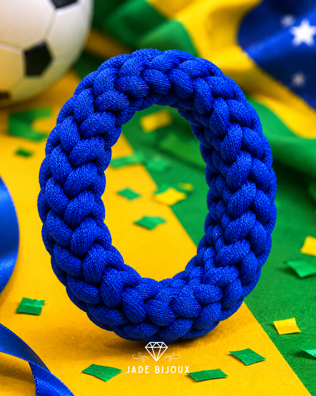 Pulseira crochê Copa