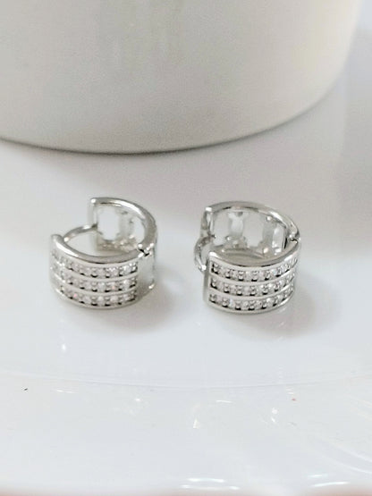 Argola com zircônias