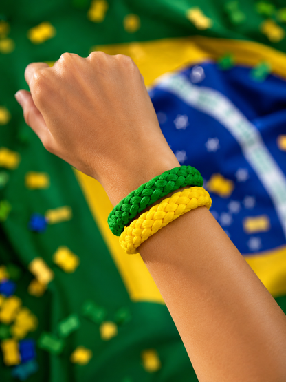 Pulseira crochê Copa