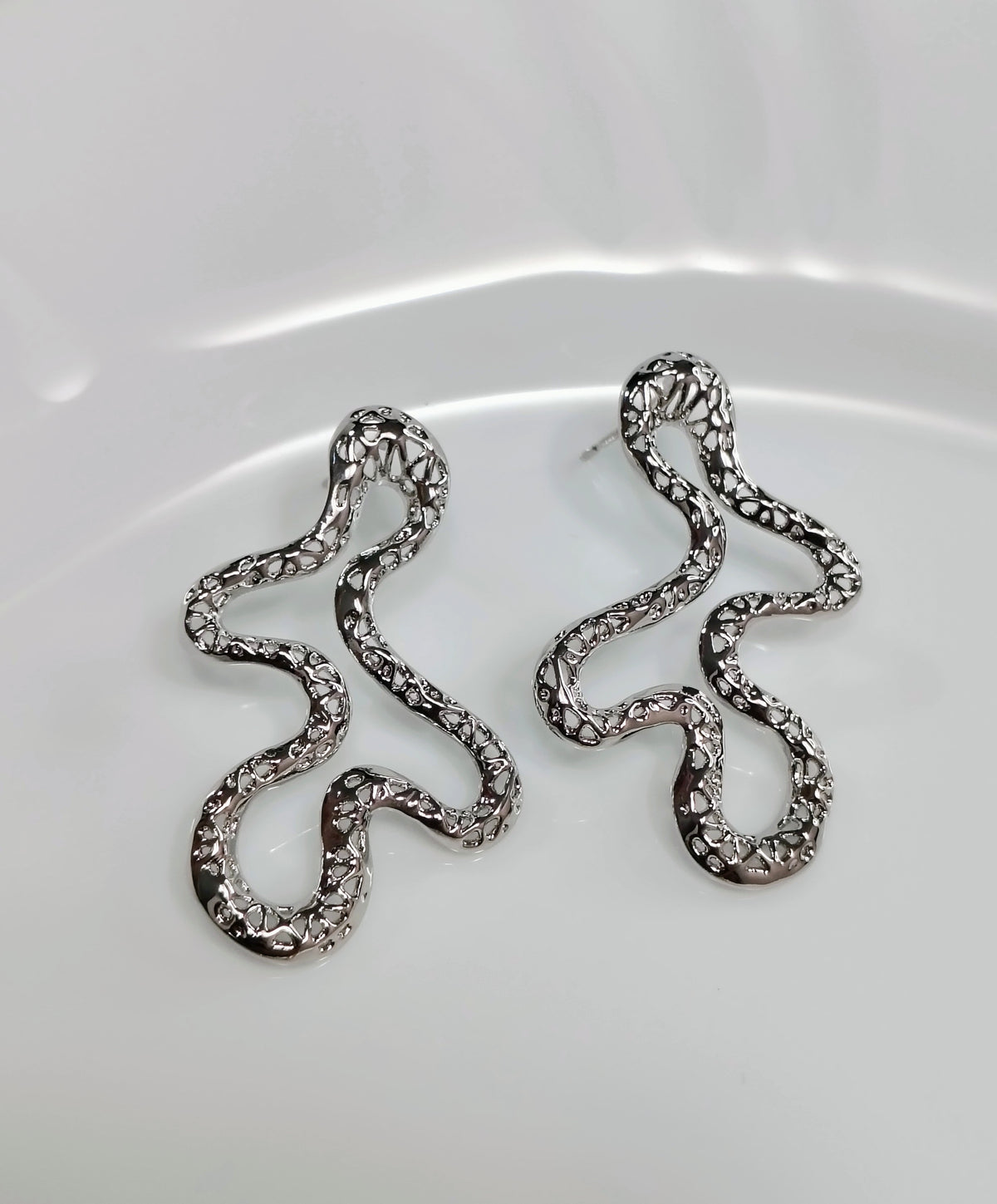 Brinco bijouteria orgânico