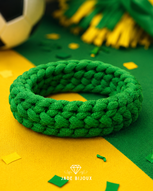 Pulseira crochê Copa