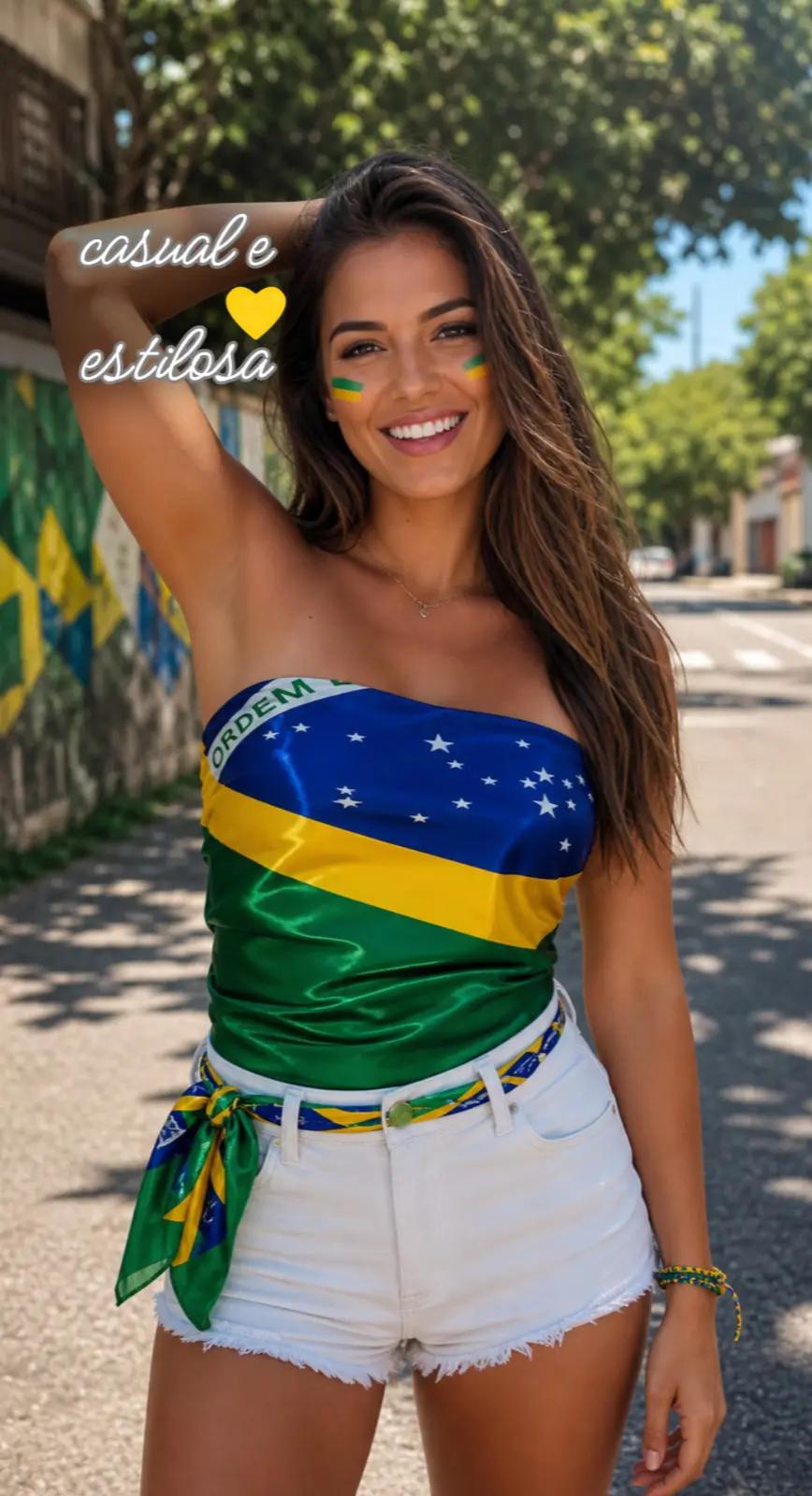 Lenço cetim Brasil